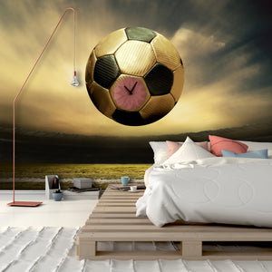 PVC Fototapete Shoot Of Football – ECO Wandbild Selbstklebende Tapete – 3D Vinyl Wandsticker XXL  SW301 - life-decor.de