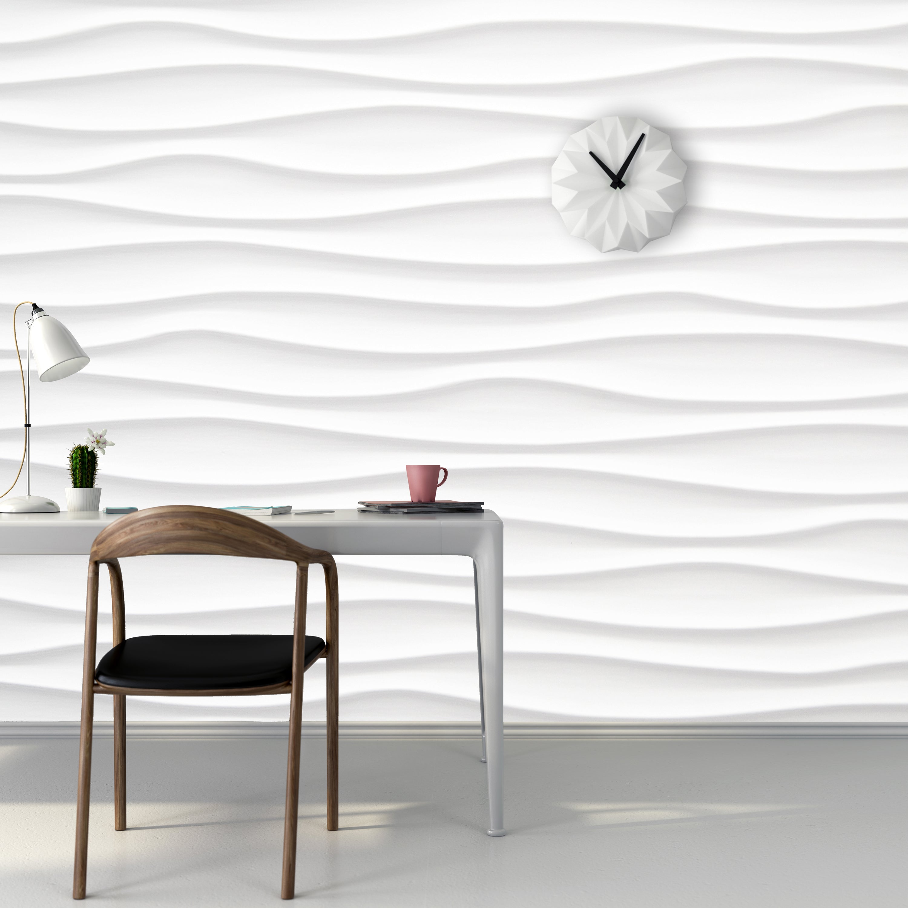 PVC Fototapete Abstract Wave - ECO Wandbild Selbstklebende Tapete - 3D Vinyl Wandsticker XXL  SW032