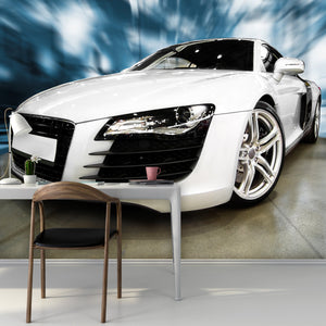 PVC Fototapete Sports Car – ECO Wandbild Selbstklebende Tapete – 3D Vinyl Wandsticker XXL  SW104 - life-decor.de