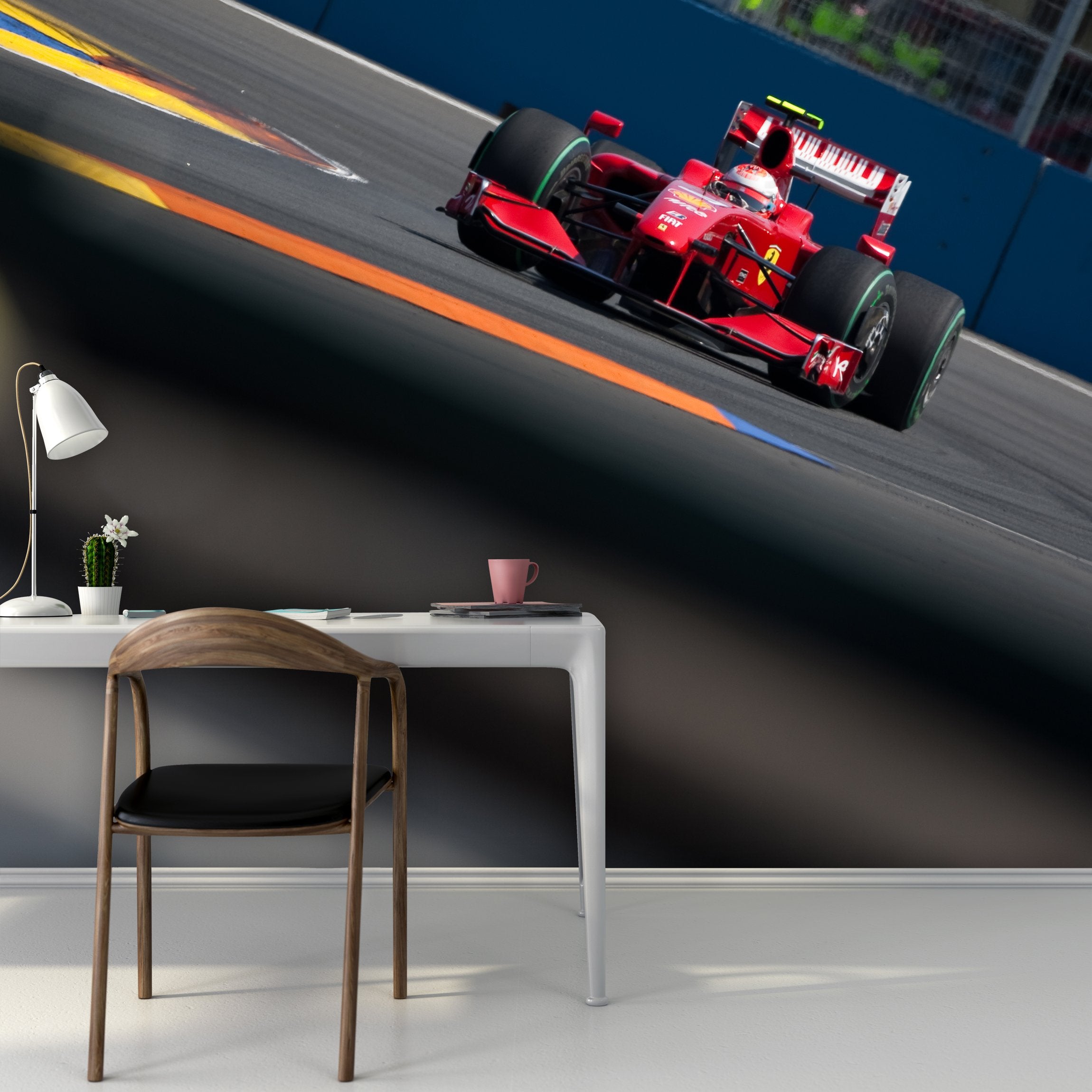 PVC Fototapete Formula 1 – ECO Wandbild Selbstklebende Tapete – 3D Vinyl Wandsticker XXL  SW144 - life-decor.de