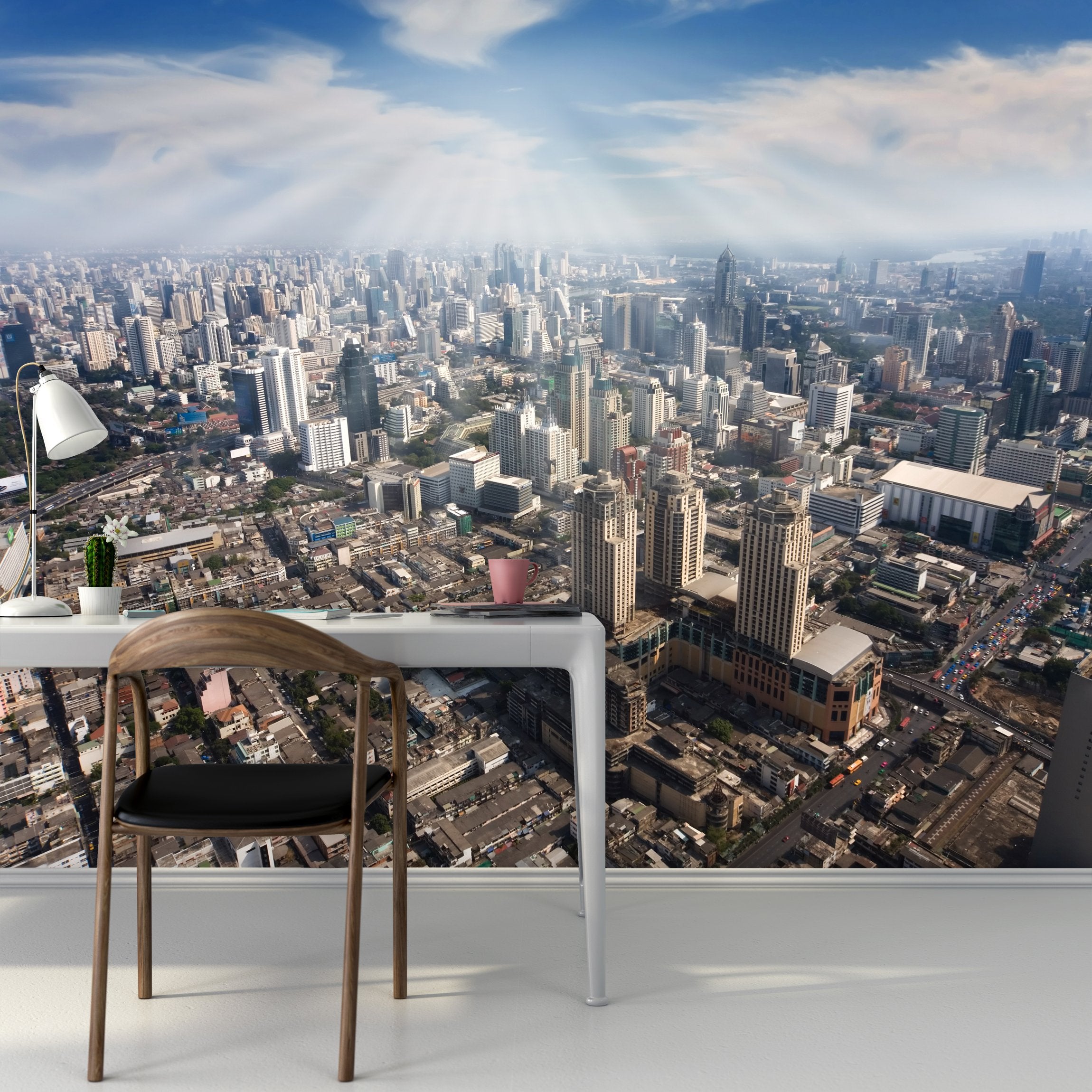 PVC Fototapete Bangkok - ECO Wandbild Selbstklebende Tapete - 3D Vinyl Wandsticker XXL  SW109