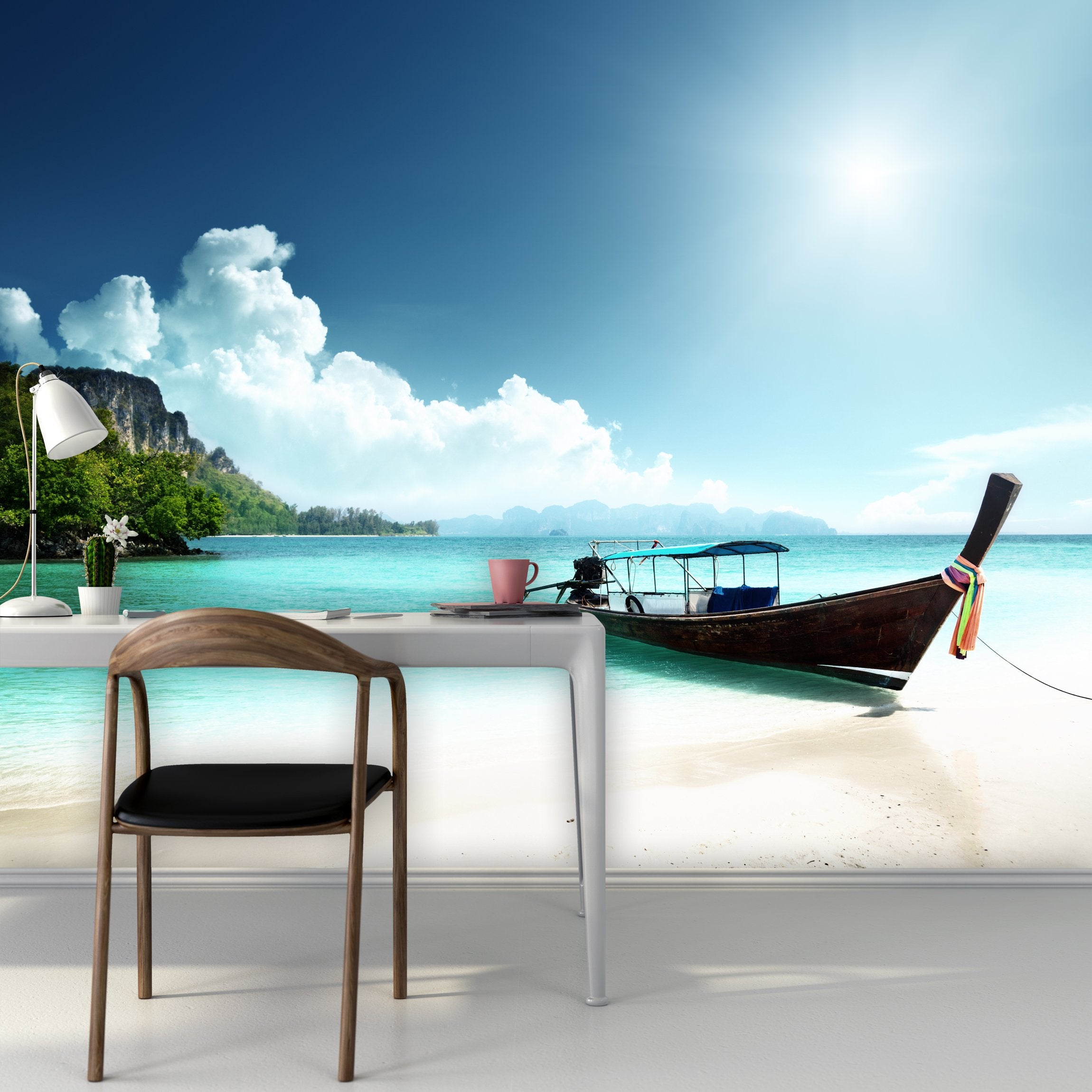 PVC Fototapete Thailand - ECO Wandbild Selbstklebende Tapete - 3D Vinyl Wandsticker XXL  SW202