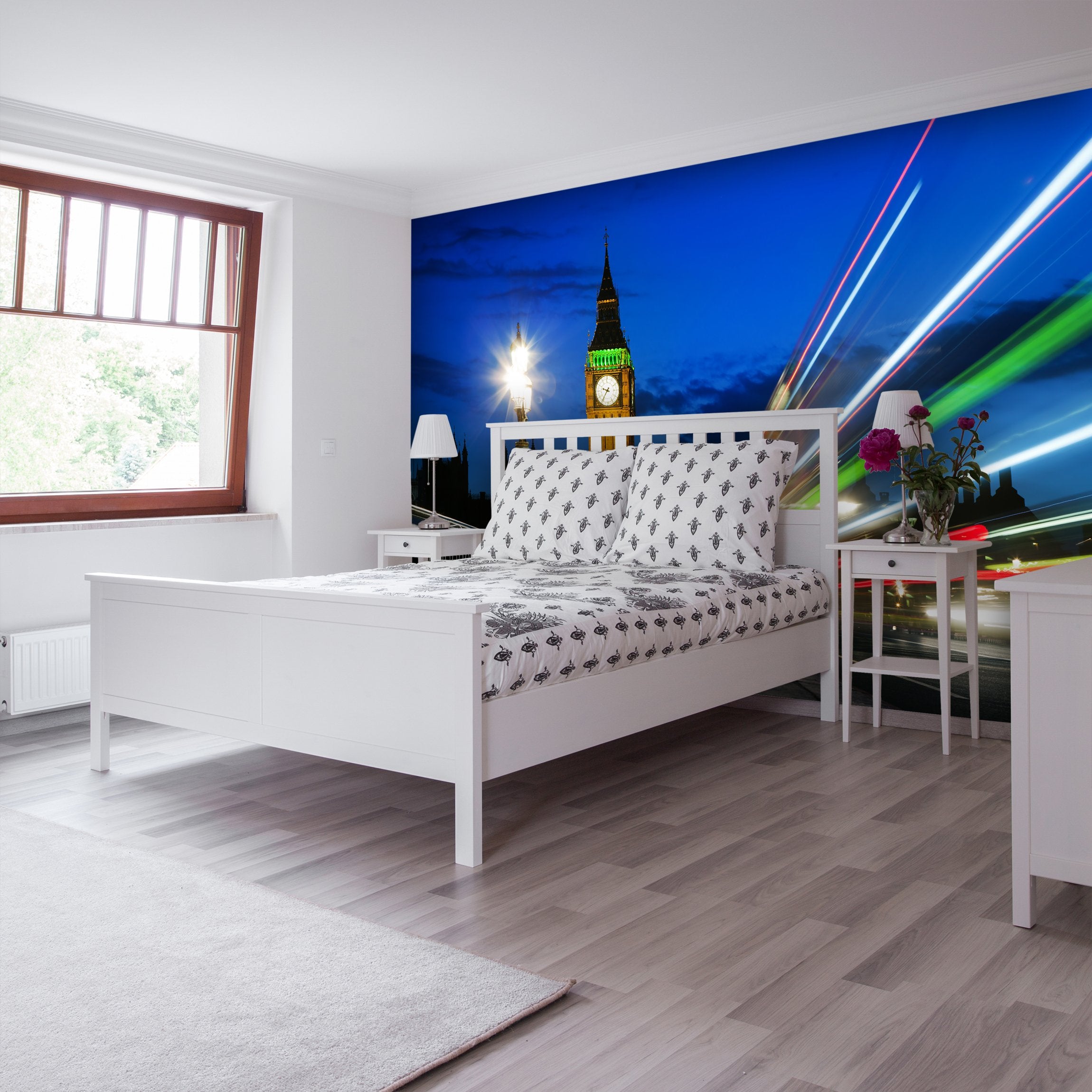 PVC Fototapete London, the UK - ECO Wandbild Selbstklebende Tapete - 3D Vinyl Wandsticker XXL  SW161