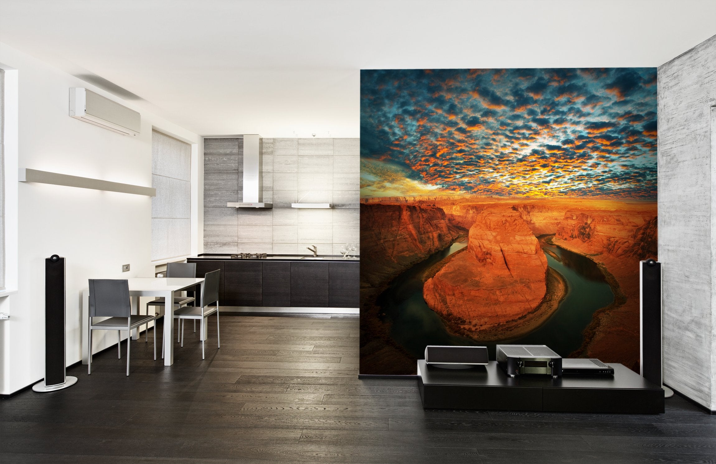 PVC Fototapete Canyon – ECO Wandbild Selbstklebende Tapete – 3D Vinyl Wandsticker XXL  SW026 - life-decor.de