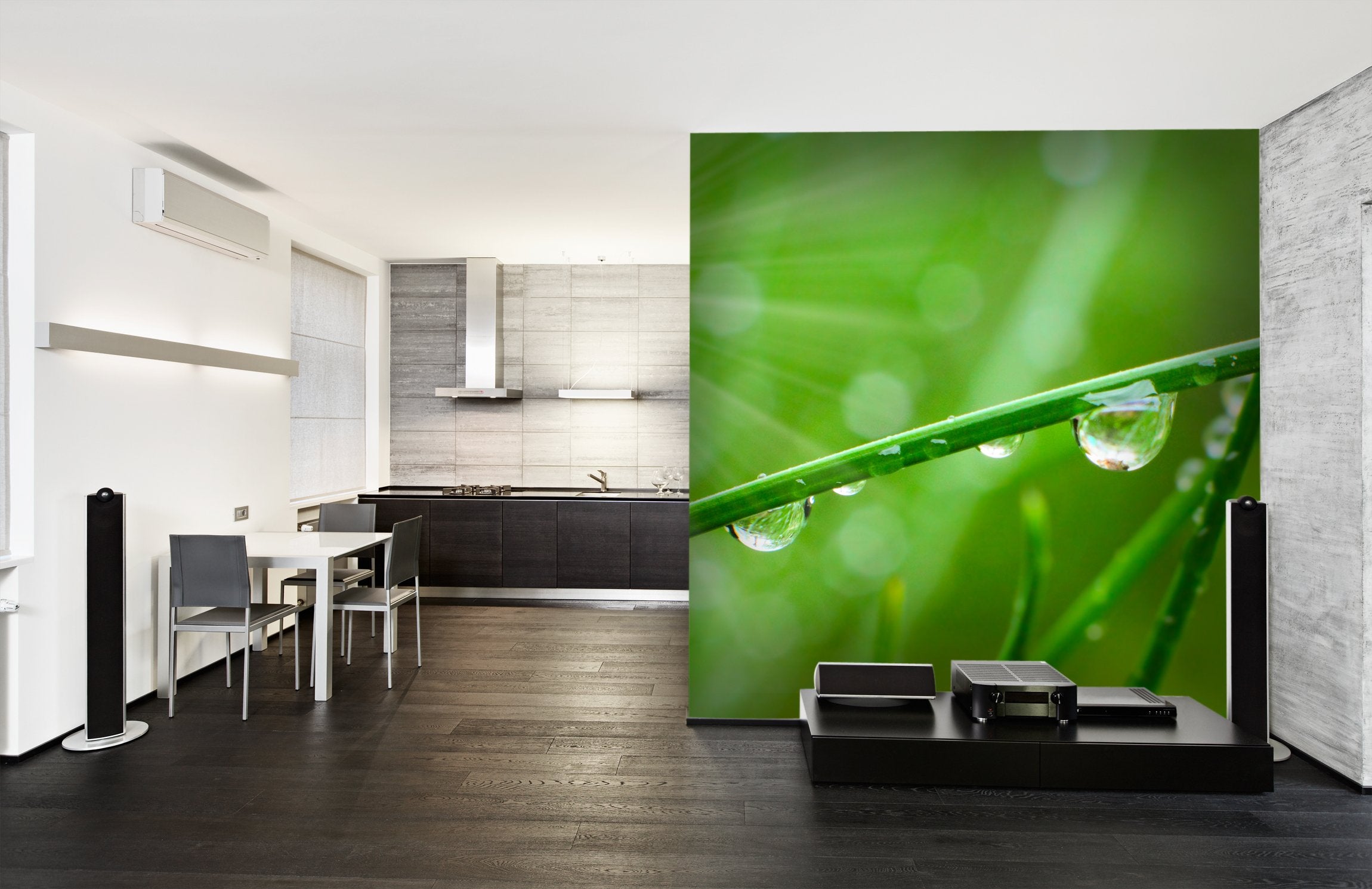 PVC Fototapete Fresh Morning Dew - ECO Wandbild Selbstklebende Tapete - 3D Vinyl Wandsticker XXL  SW204