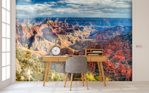 PVC Fototapete Grand Canyon – ECO Wandbild Selbstklebende Tapete – 3D Vinyl Wandsticker XXL  SW181 - life-decor.de