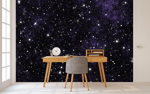 PVC Fototapete Stars – ECO Wandbild Selbstklebende Tapete – 3D Vinyl Wandsticker XXL  SW305 - life-decor.de