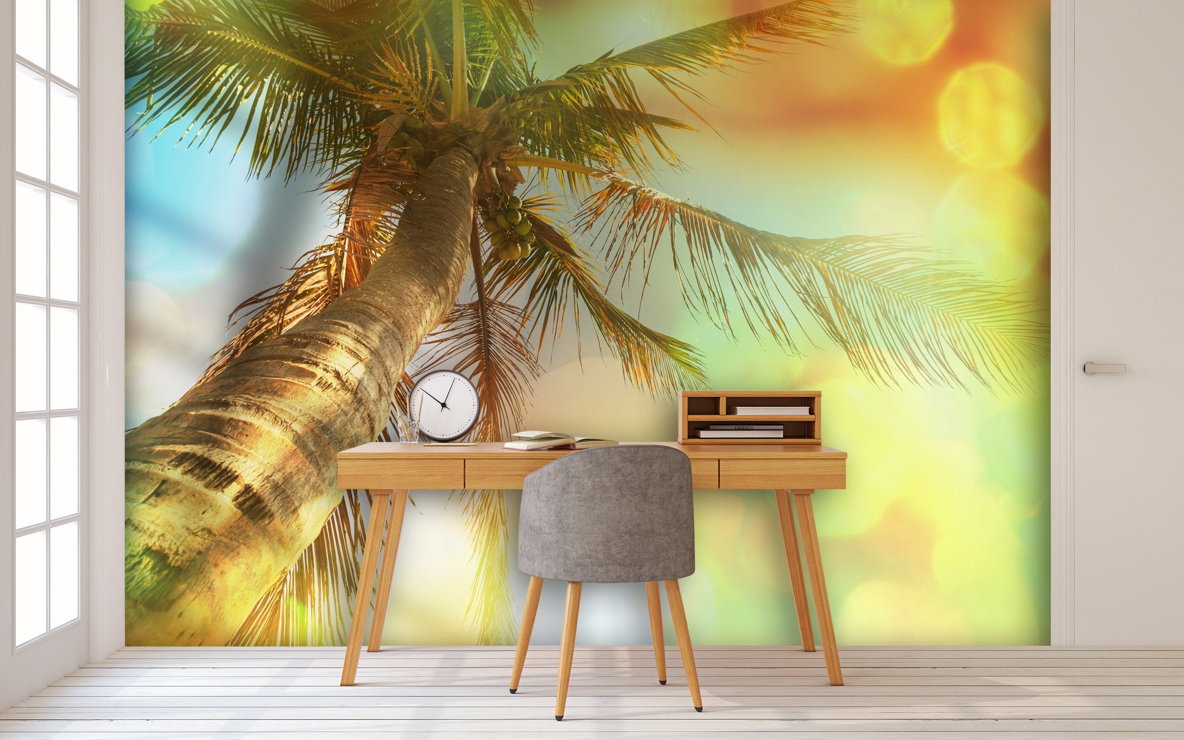 PVC Fototapete Tropical Beach - ECO Wandbild Selbstklebende Tapete - 3D Vinyl Wandsticker XXL  SW286