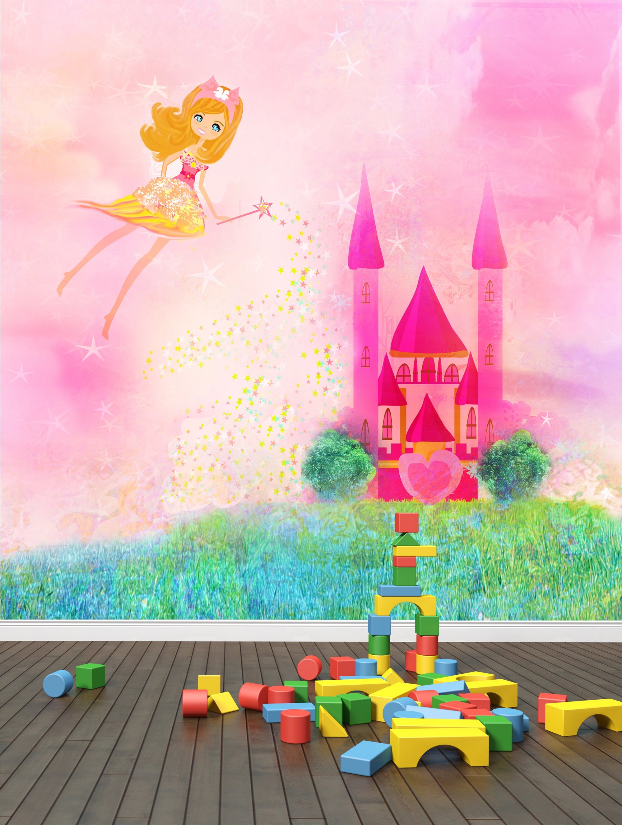 PVC Fototapete Magic Fairy Tale – ECO Wandbild Selbstklebende Tapete – 3D Vinyl Wandsticker XXL  SW165 - life-decor.de