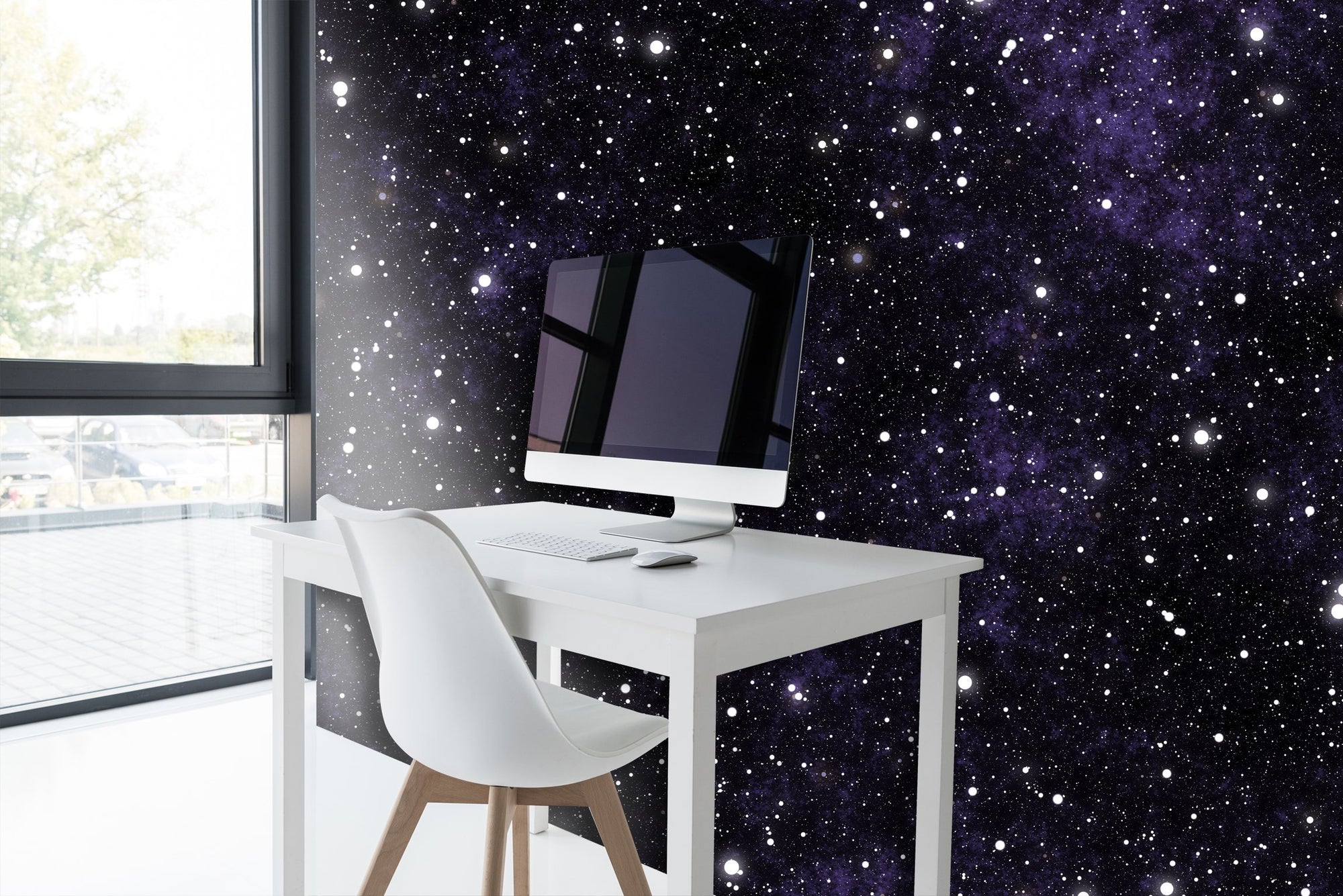 PVC Fototapete Stars – ECO Wandbild Selbstklebende Tapete – 3D Vinyl Wandsticker XXL  SW305 - life-decor.de