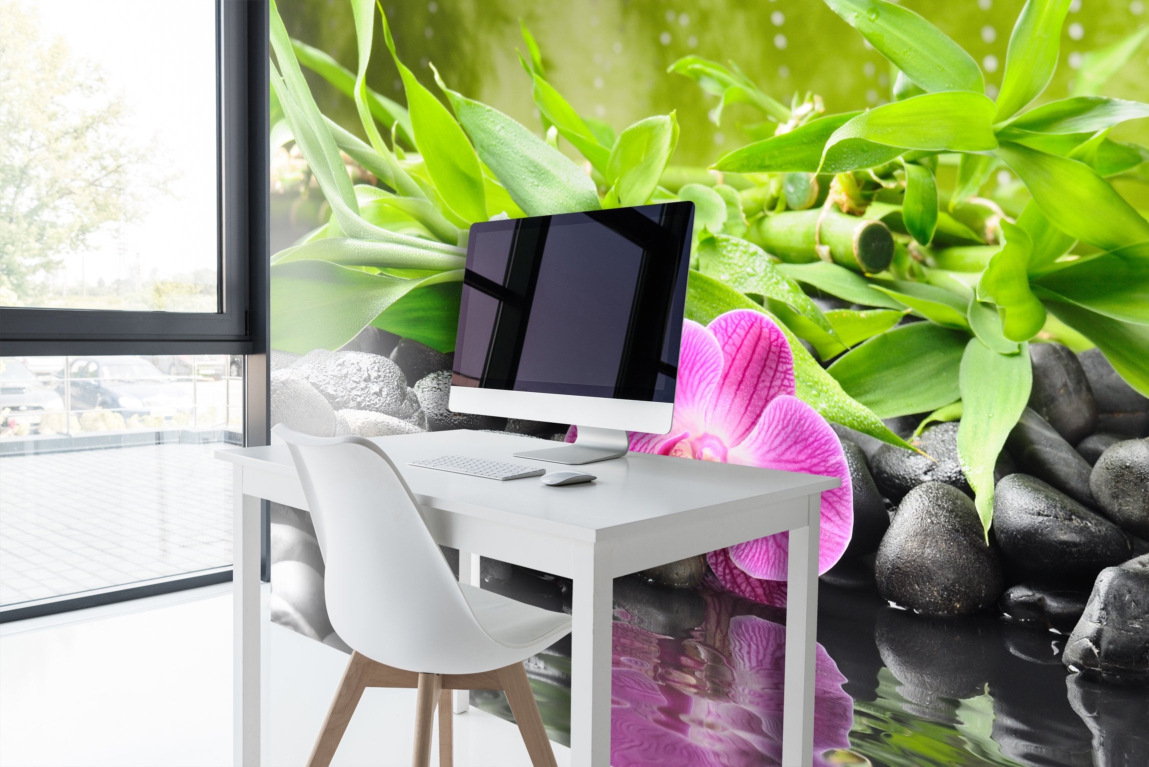 PVC Fototapete Spa Concept - ECO Wandbild Selbstklebende Tapete - 3D Vinyl Wandsticker XXL  SW082