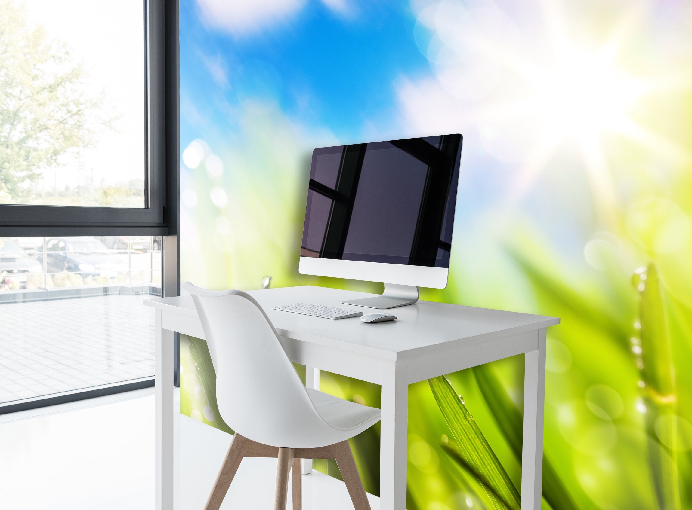 PVC Fototapete Natürliche Quelle - ECO Wandbild Selbstklebende Tapete - 3D Vinyl Wandsticker XXL  SW070