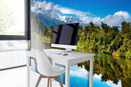PVC Fototapete Beautiful Lake – ECO Wandbild Selbstklebende Tapete – 3D Vinyl Wandsticker XXL  SW225 - life-decor.de