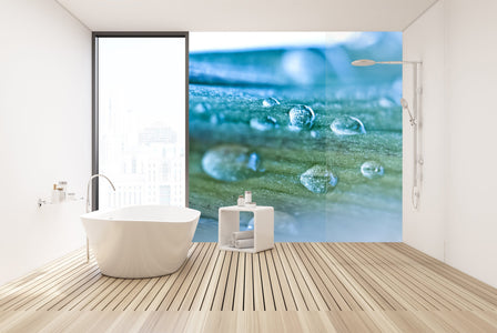 PVC Fototapete Water Drop – ECO Wandbild Selbstklebende Tapete – 3D Vinyl Wandsticker XXL  SW201 - life-decor.de