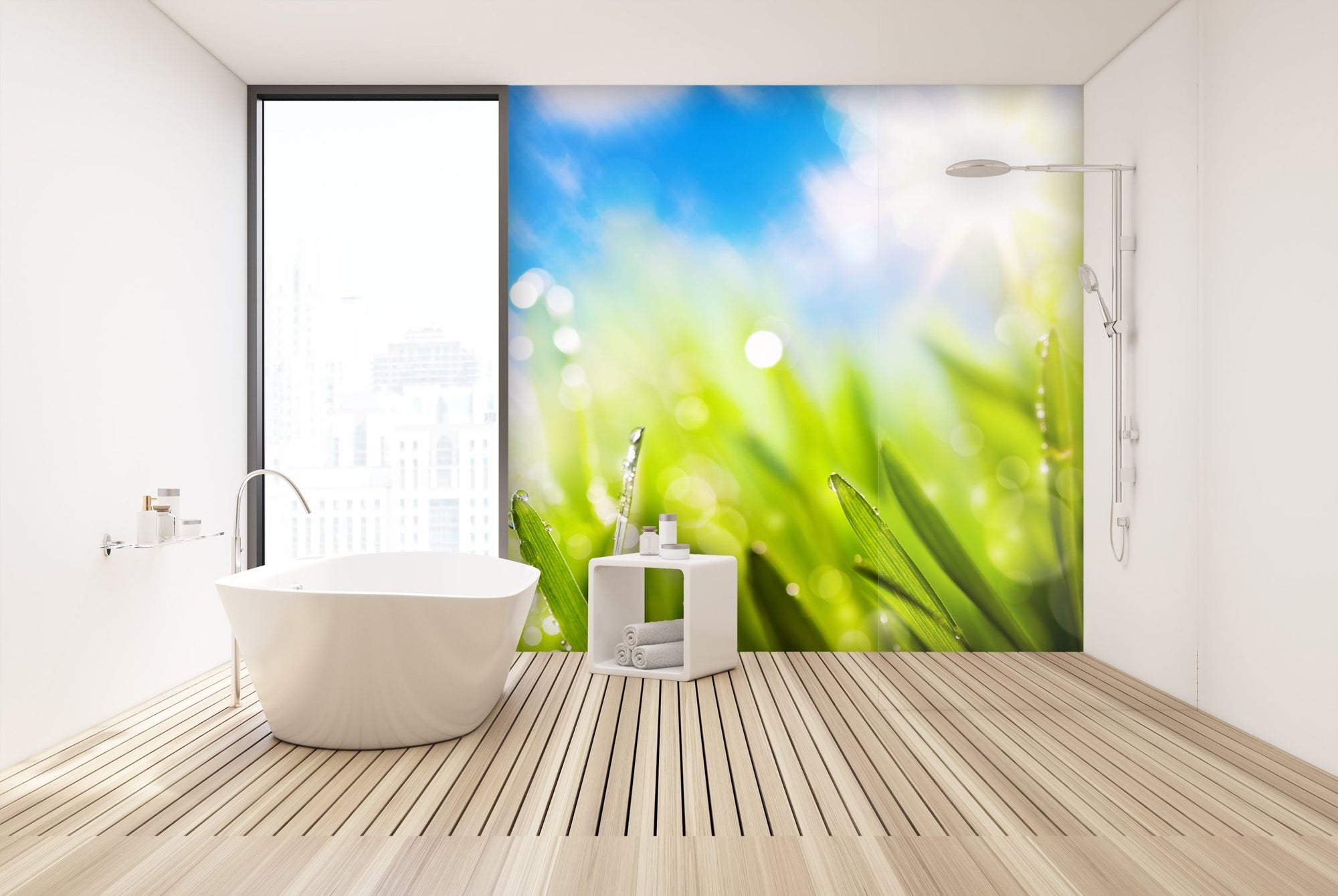 PVC Fototapete Natürliche Quelle – ECO Wandbild Selbstklebende Tapete – 3D Vinyl Wandsticker XXL  SW070 - life-decor.de