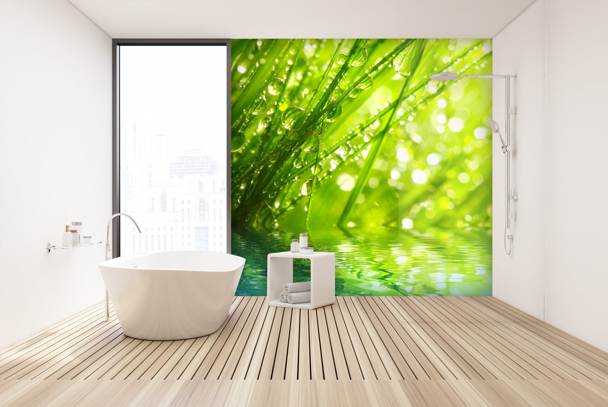 PVC Fototapete Fresh Morning – ECO Wandbild Selbstklebende Tapete – 3D Vinyl Wandsticker XXL  SW068 - life-decor.de