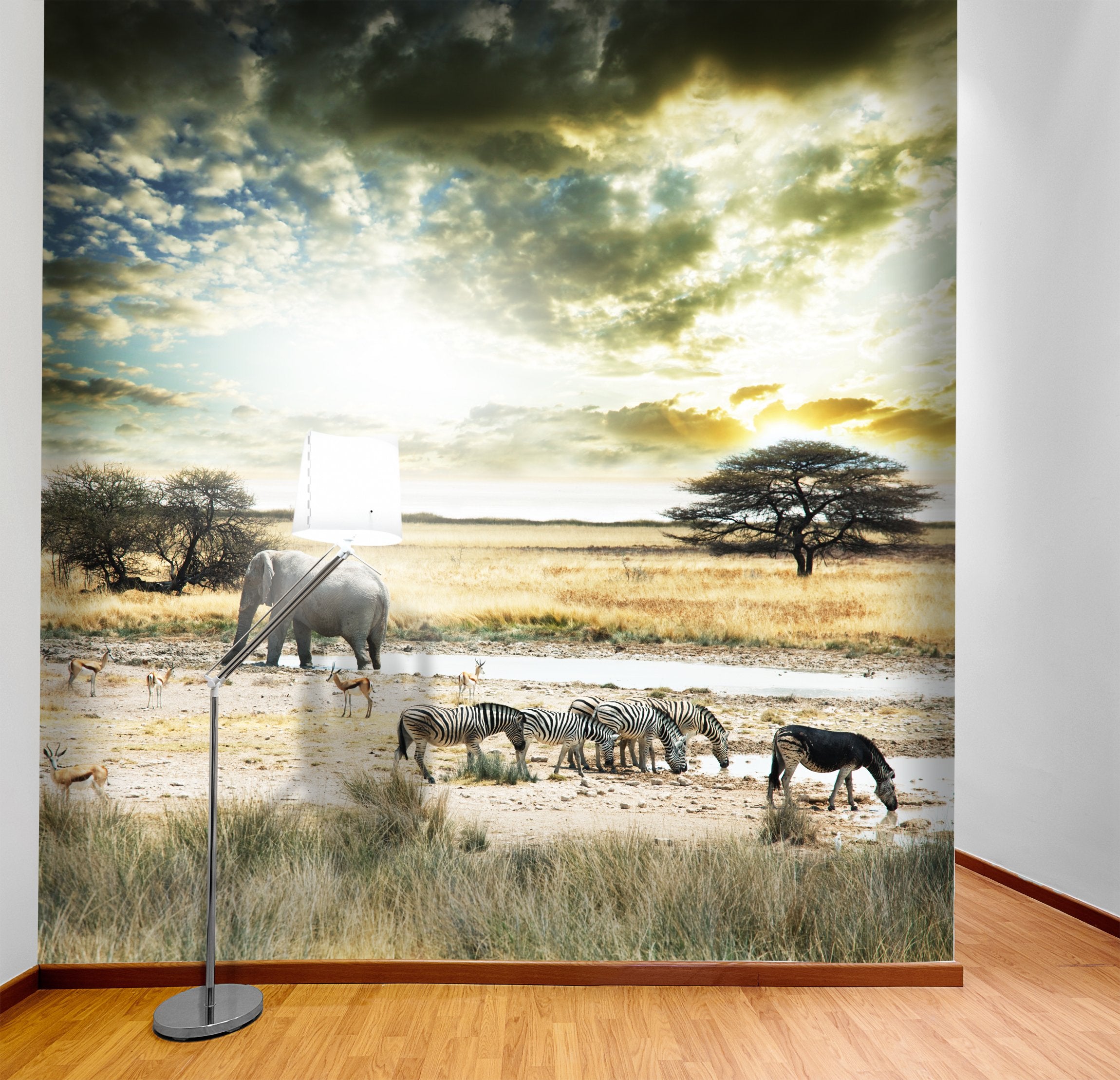 PVC Fototapete Africa – ECO Wandbild Selbstklebende Tapete – 3D Vinyl Wandsticker XXL  SW162 - life-decor.de