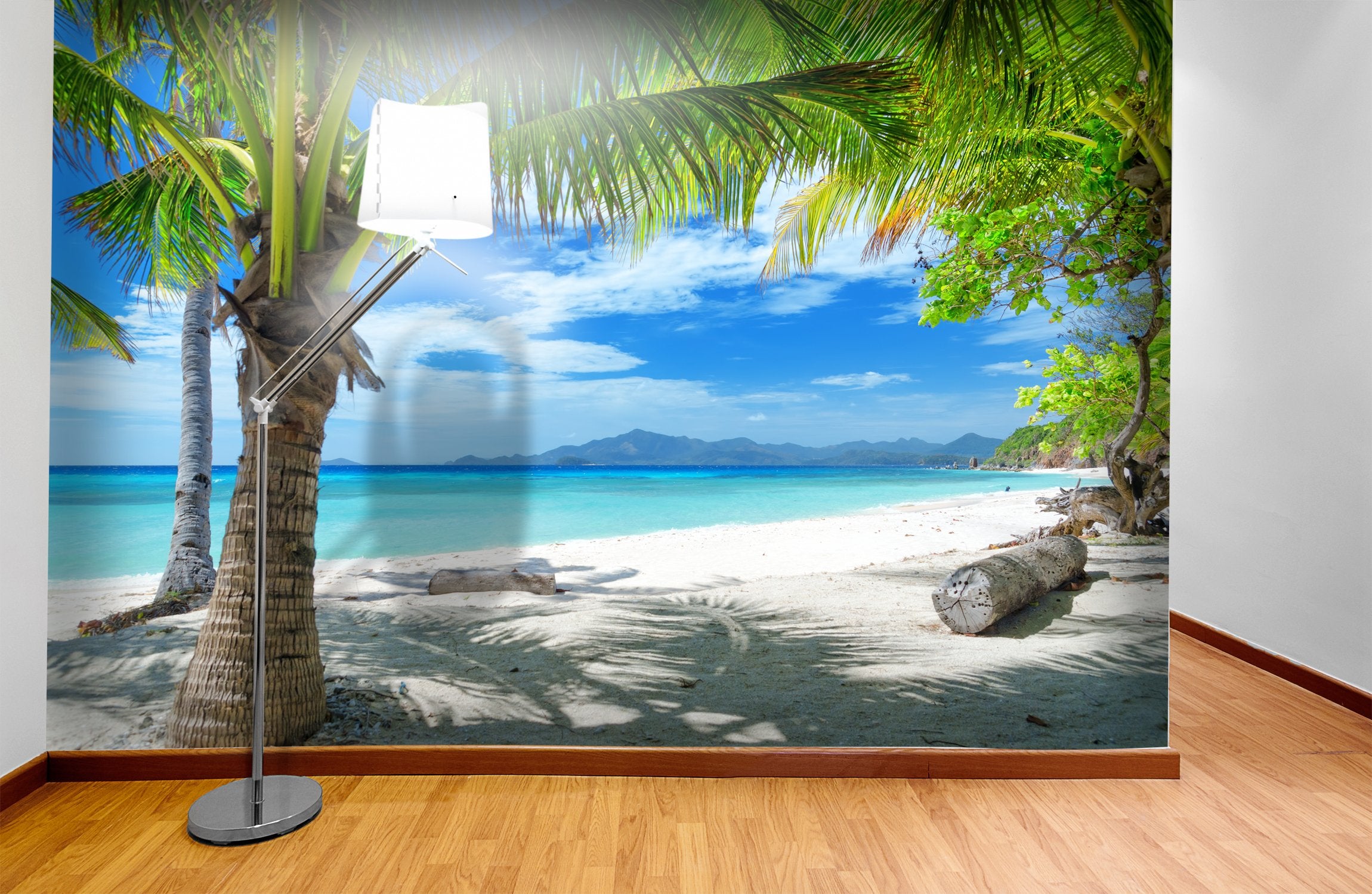 PVC Fototapete Beach – ECO Wandbild Selbstklebende Tapete – 3D Vinyl Wandsticker XXL  SW065 - life-decor.de