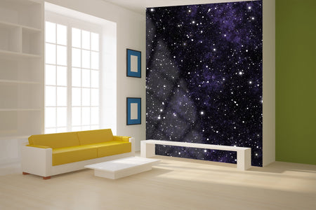 PVC Fototapete Stars – ECO Wandbild Selbstklebende Tapete – 3D Vinyl Wandsticker XXL  SW305 - life-decor.de