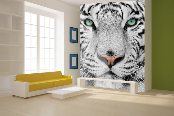 Tiger – - Wandbild Tapete – ECO Vinyl W PVC Selbstklebende Decor DE Fototapete 3D Life