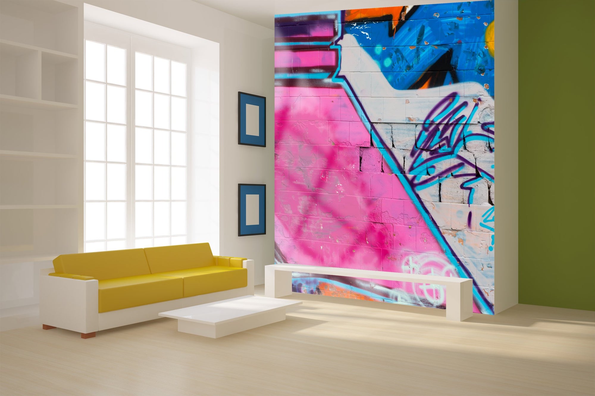 PVC Fototapete Graffiti Wall – ECO Wandbild Selbstklebende Tapete – 3D Vinyl Wandsticker XXL  SW280 - life-decor.de