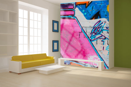 PVC Fototapete Graffiti Wall – ECO Wandbild Selbstklebende Tapete – 3D Vinyl Wandsticker XXL  SW280 - life-decor.de