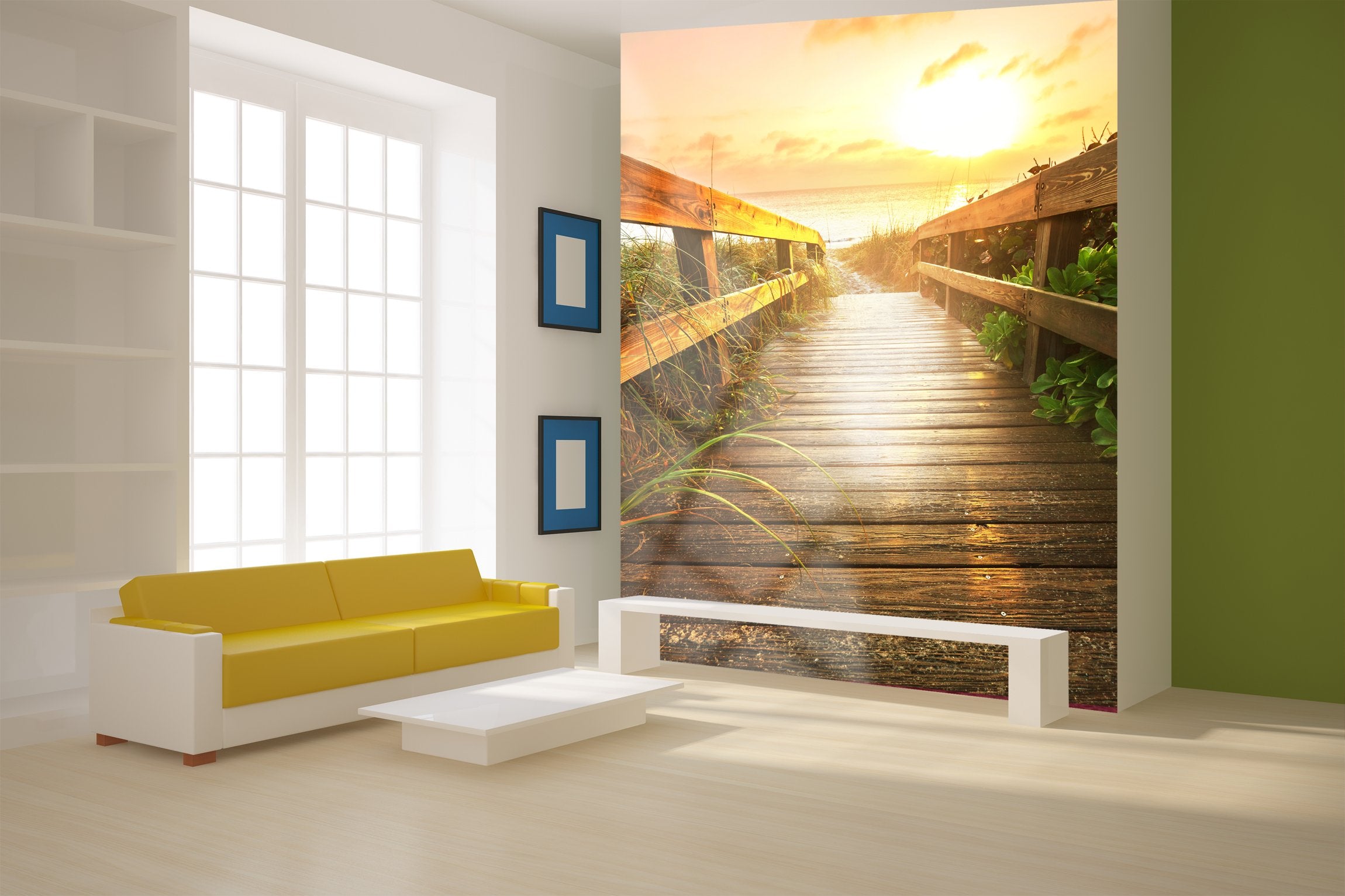 PVC Fototapete Magical Coast In The Evening – ECO Wandbild Selbstklebende Tapete – 3D Vinyl Wandsticker XXL  SW211 - life-decor.de