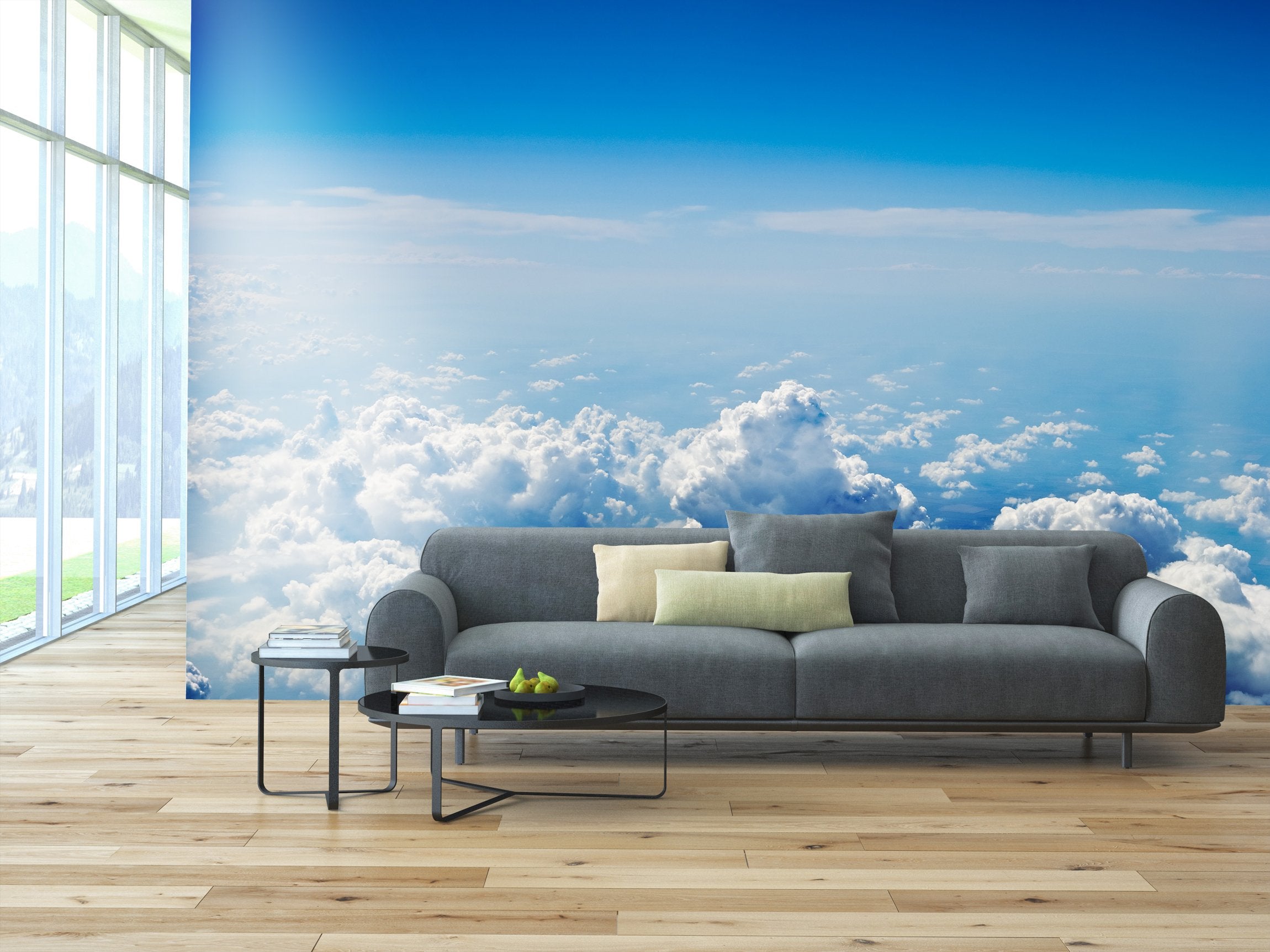 PVC Fototapete Air Sky - ECO Wandbild Selbstklebende Tapete - 3D Vinyl Wandsticker XXL  SW309