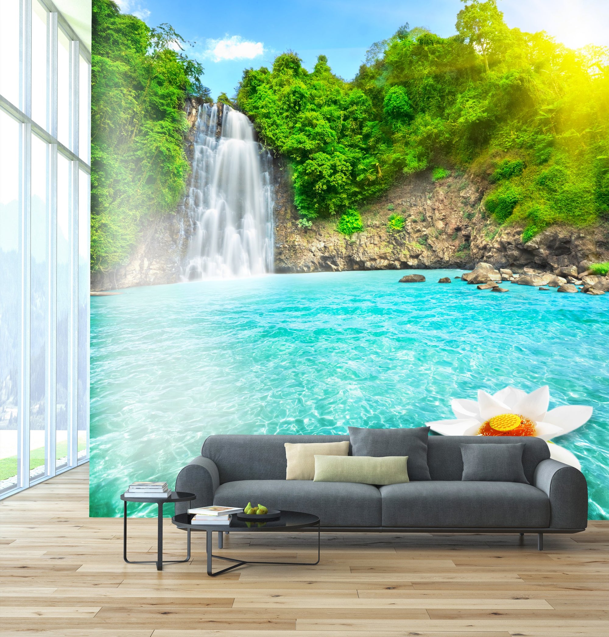 Möbel aus selbstklebendem Vinyl Möbel Wasserfall - Life-decor