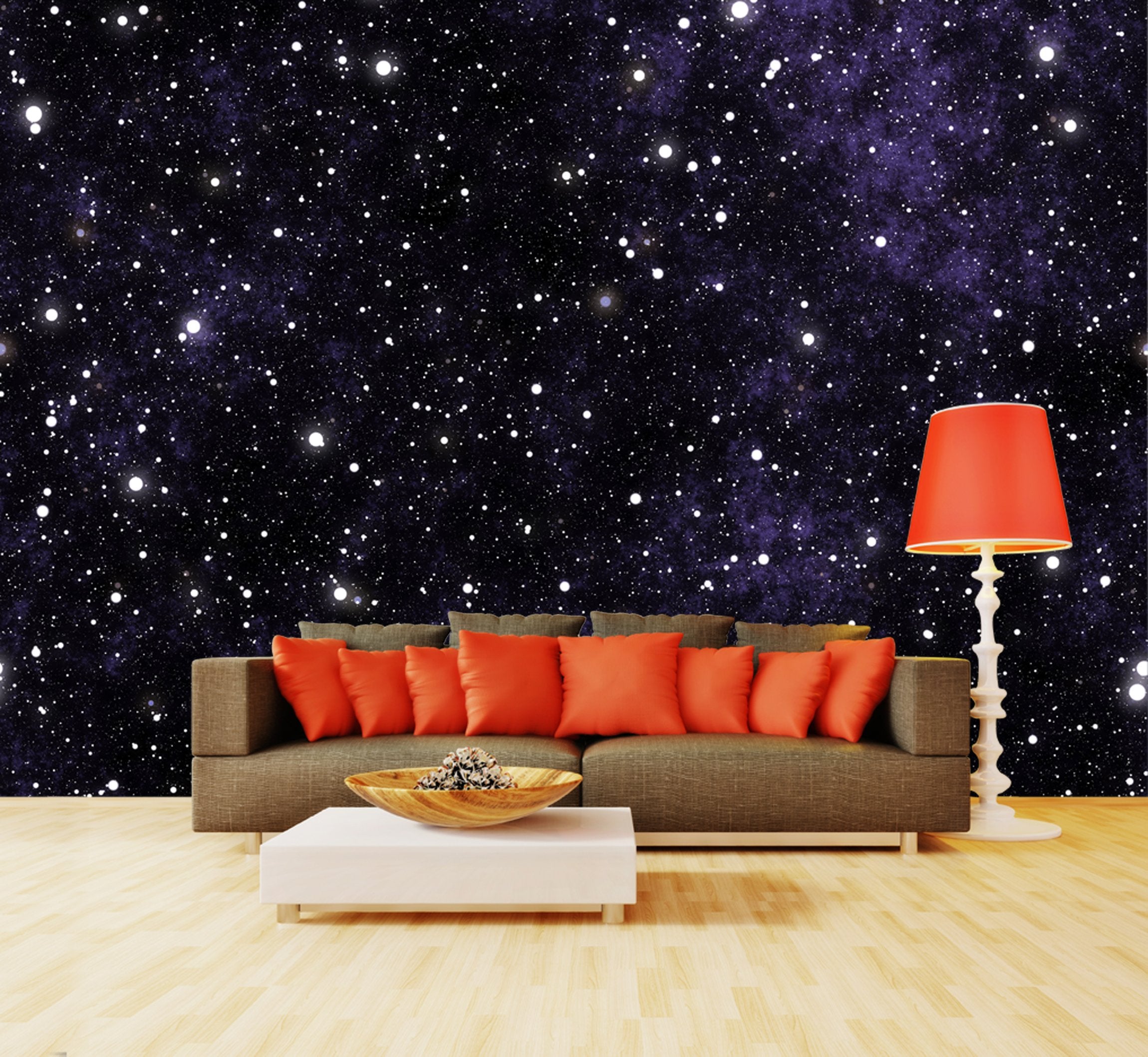 PVC Fototapete Stars - ECO Wandbild Selbstklebende Tapete - 3D Vinyl Wandsticker XXL  SW305