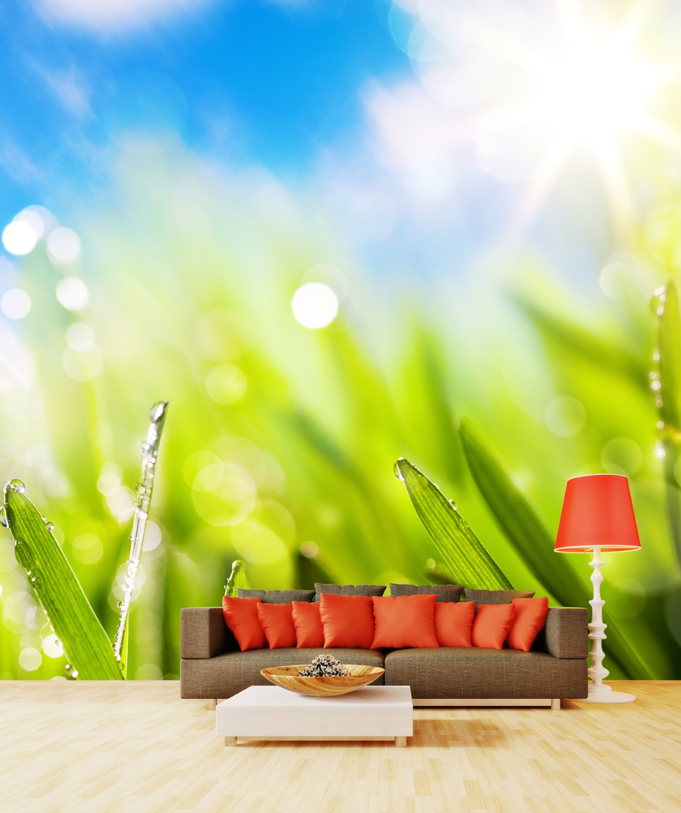 PVC Fototapete Natürliche Quelle – ECO Wandbild Selbstklebende Tapete – 3D Vinyl Wandsticker XXL  SW070 - life-decor.de