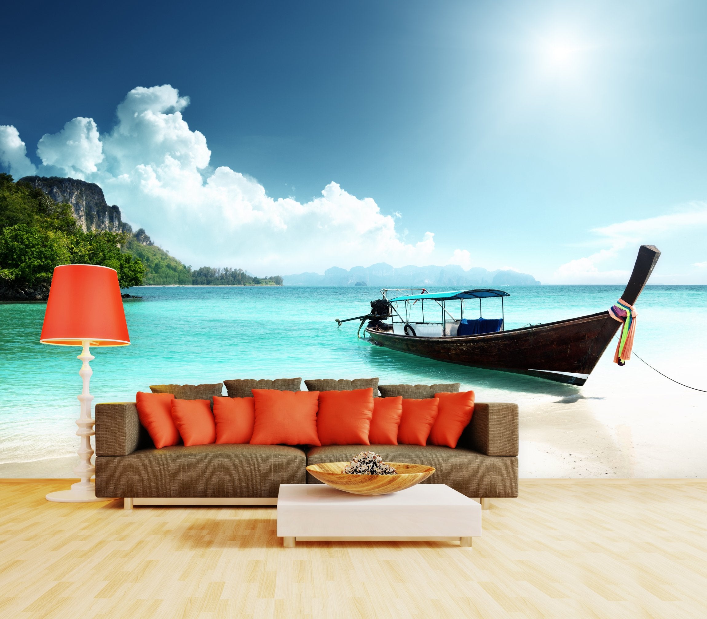 PVC Fototapete Thailand - ECO Wandbild Selbstklebende Tapete - 3D Vinyl Wandsticker XXL  SW202