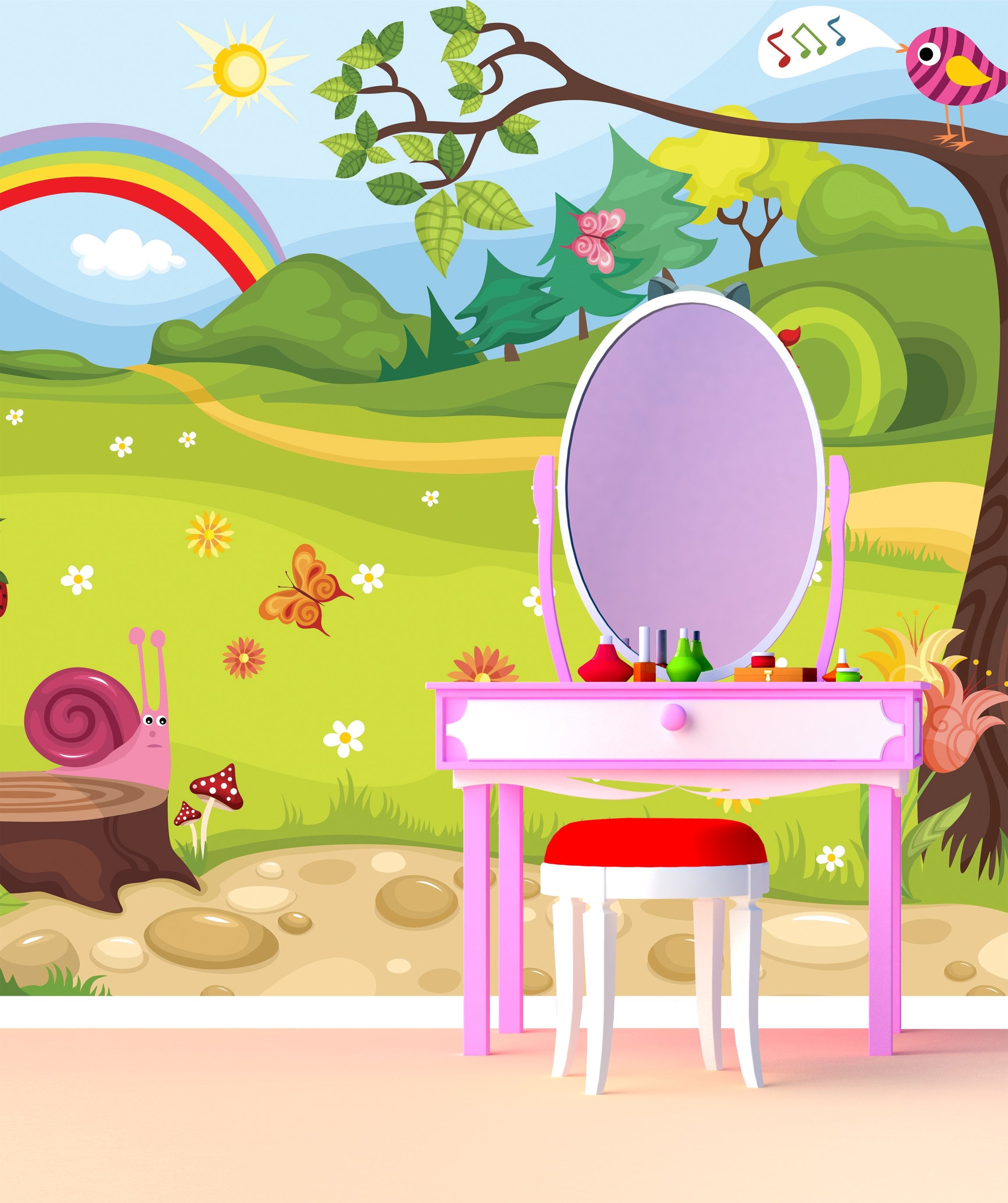 PVC Forest – ECO Wandbild Selbstklebende Tapete – 3D Vinyl Wandsticker XXL  SW192 - life-decor.de