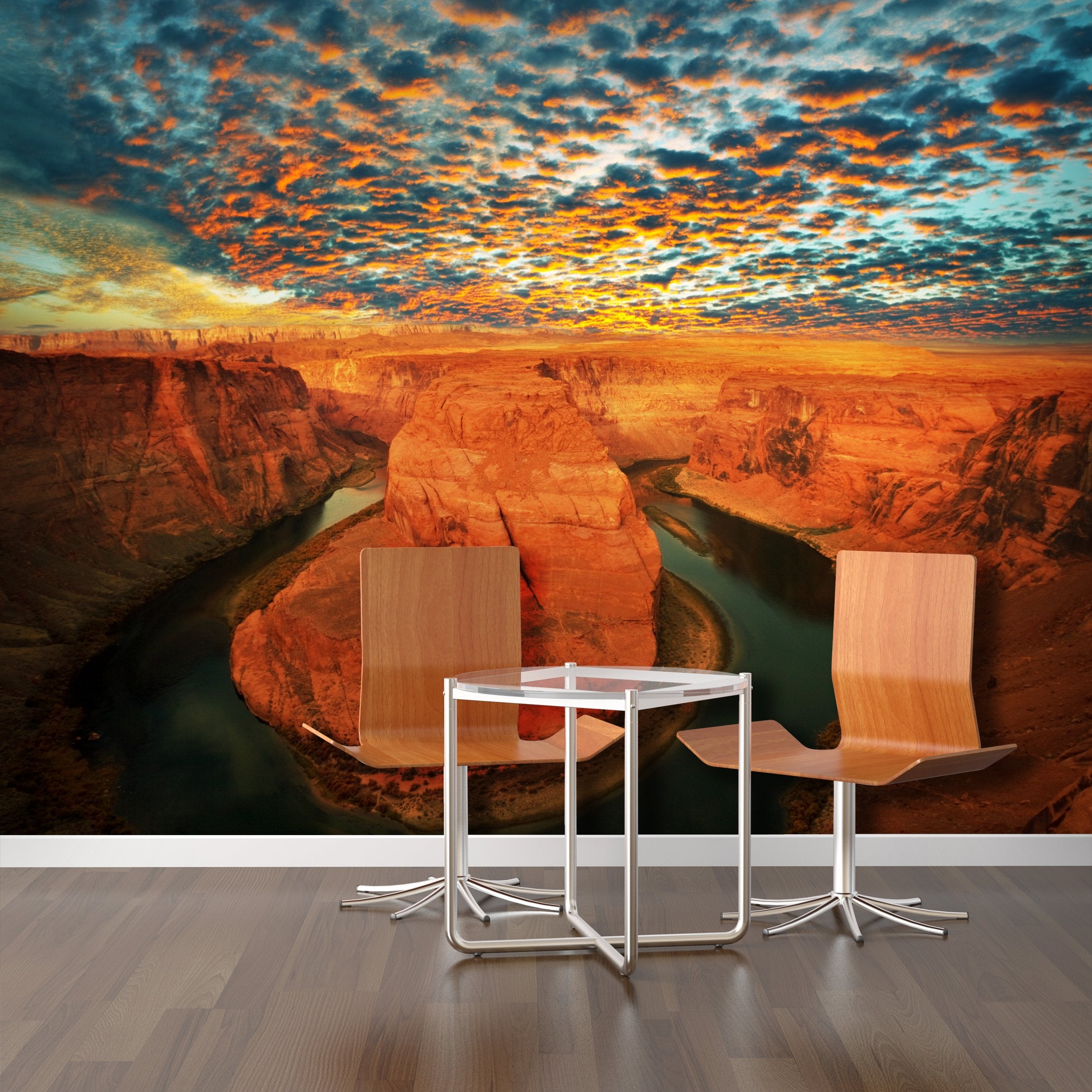 PVC Fototapete Canyon – ECO Wandbild Selbstklebende Tapete – 3D Vinyl Wandsticker XXL  SW026 - life-decor.de