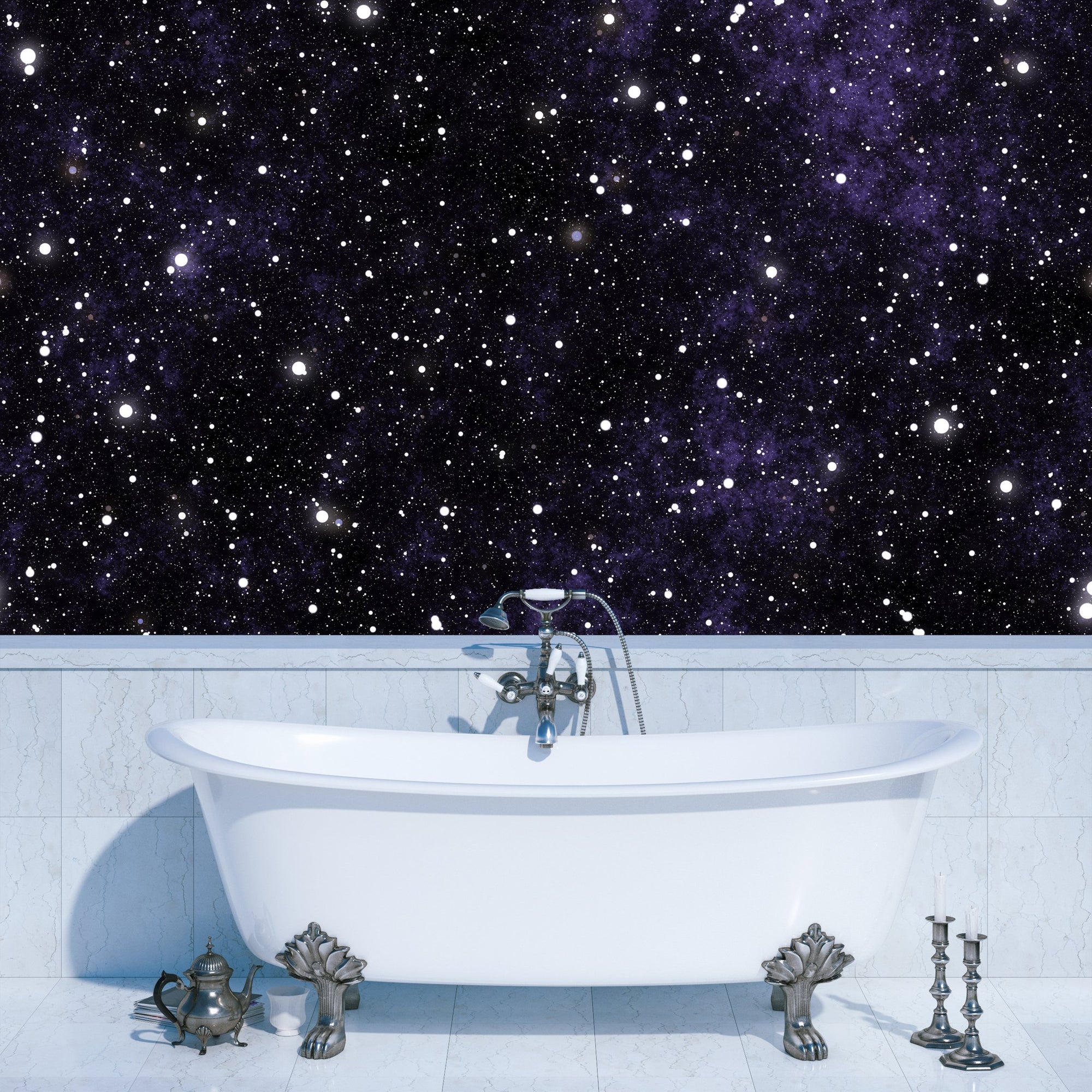 PVC Fototapete Stars – ECO Wandbild Selbstklebende Tapete – 3D Vinyl Wandsticker XXL  SW305 - life-decor.de