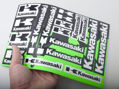 Kawasaki aufkleber für motoren - life-decor.de