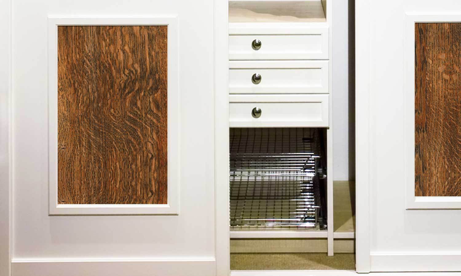 selbstklebende Folie für Möbel- braune Eiche PAT009 - folien für tischplatten