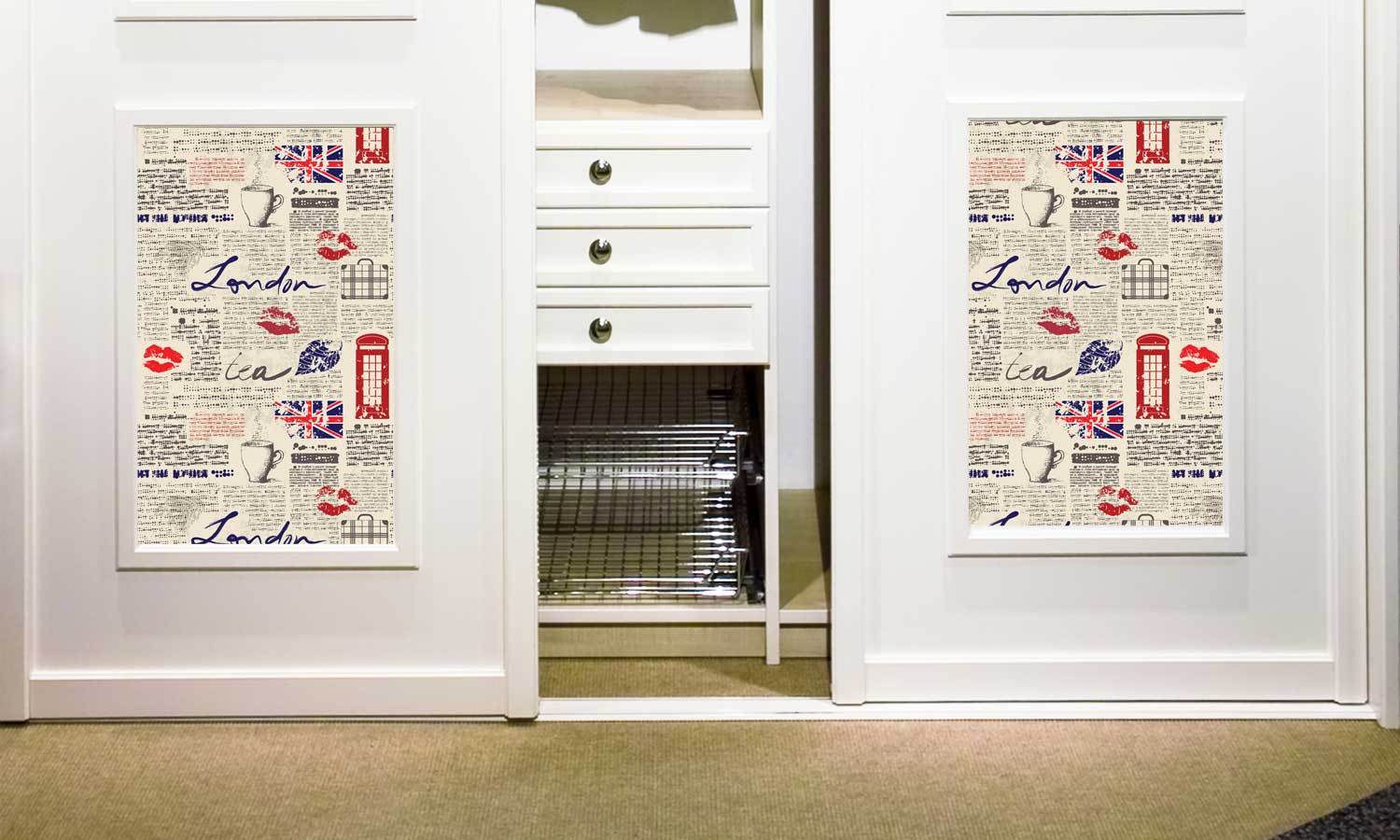 küche möbelfolie - London  PAT051 - life-decor.de