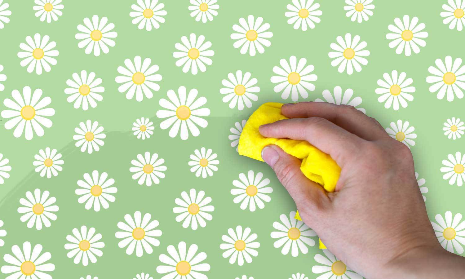 selbstklebende Folie für Möbel- Gänseblümchen PAT035 - aufkleber folie für möbel