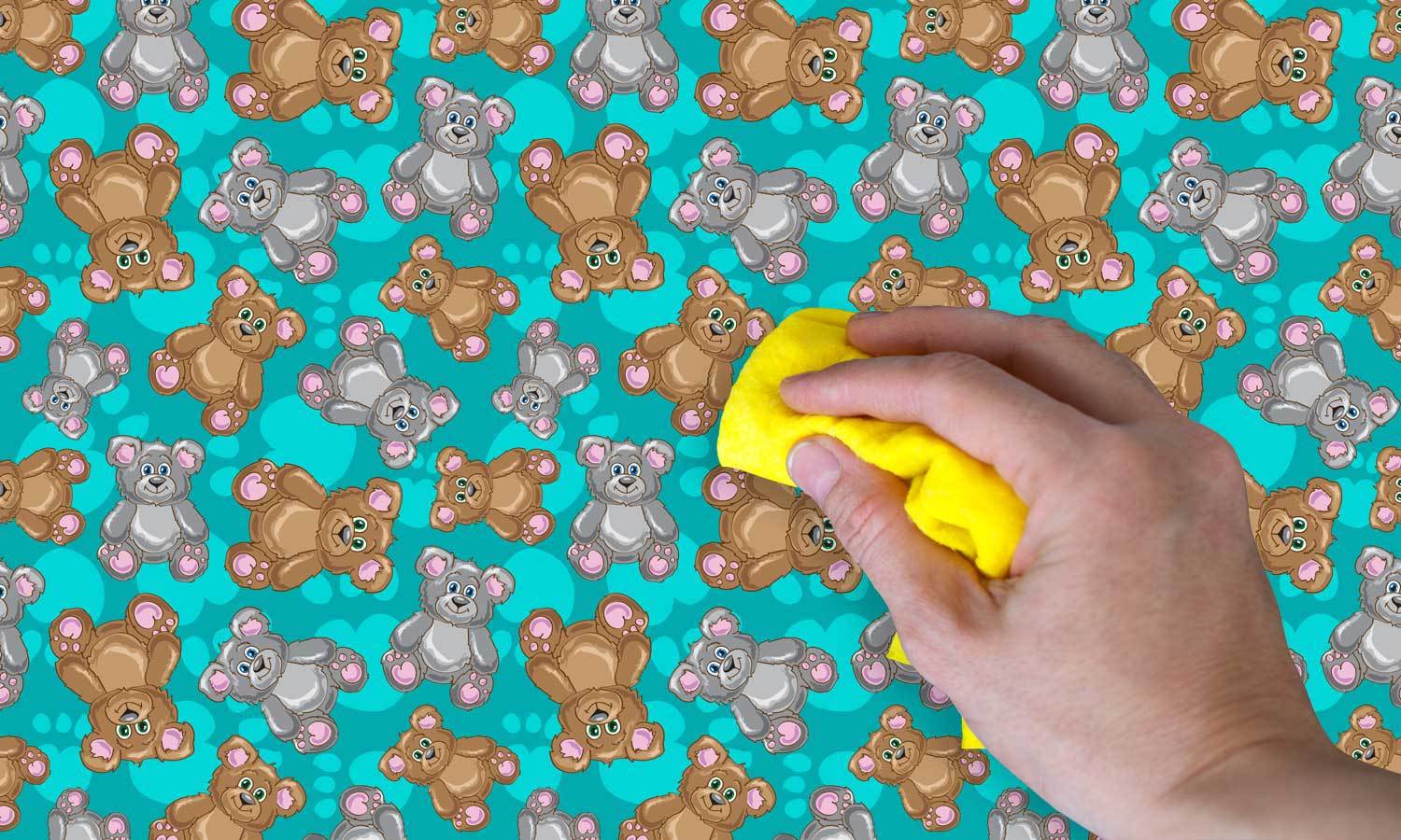 selbstklebende Folie für Möbel- Bär PAT081 - life-decor.de