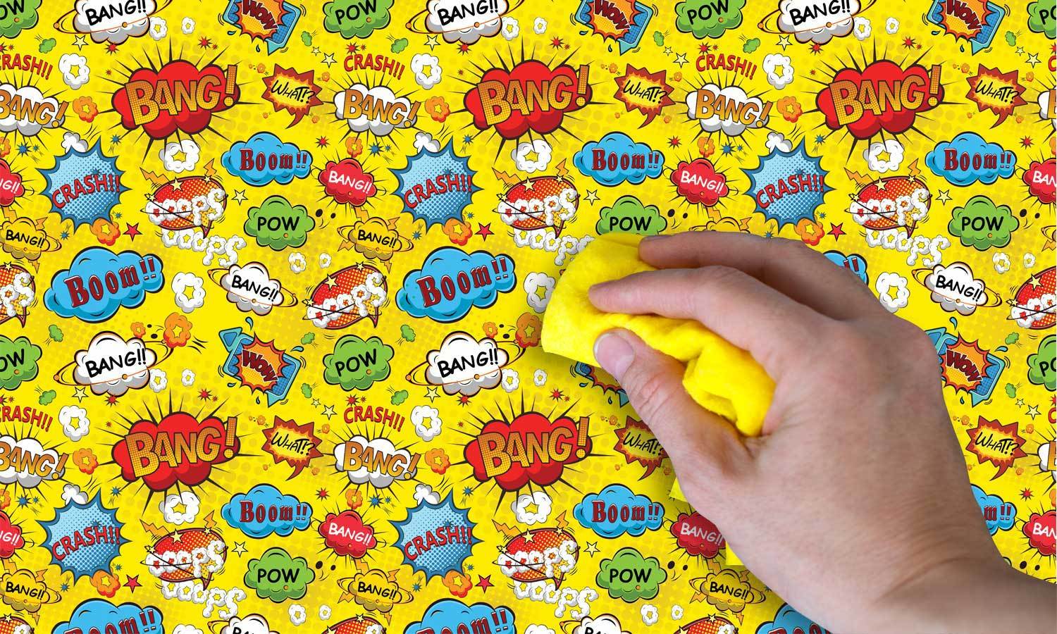 selbstklebende Folie für Möbel- Comic Pop Art  PAT084 - Life Decor Möbelfolie