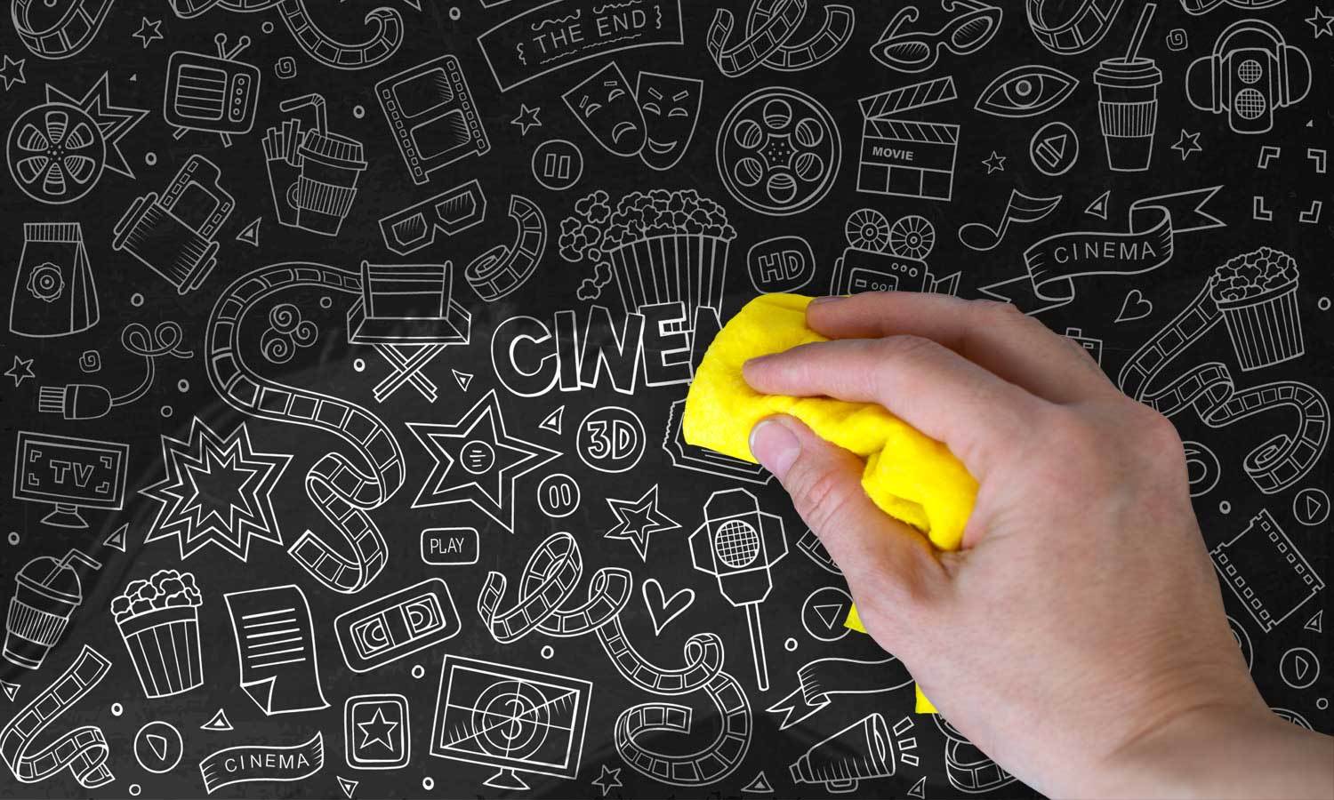 selbstklebende Folie für Möbel- Kinofilm  PAT042 - wasserdichte Klebefolie