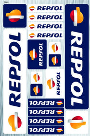 Repsol aufkleber für motoren - life-decor.de