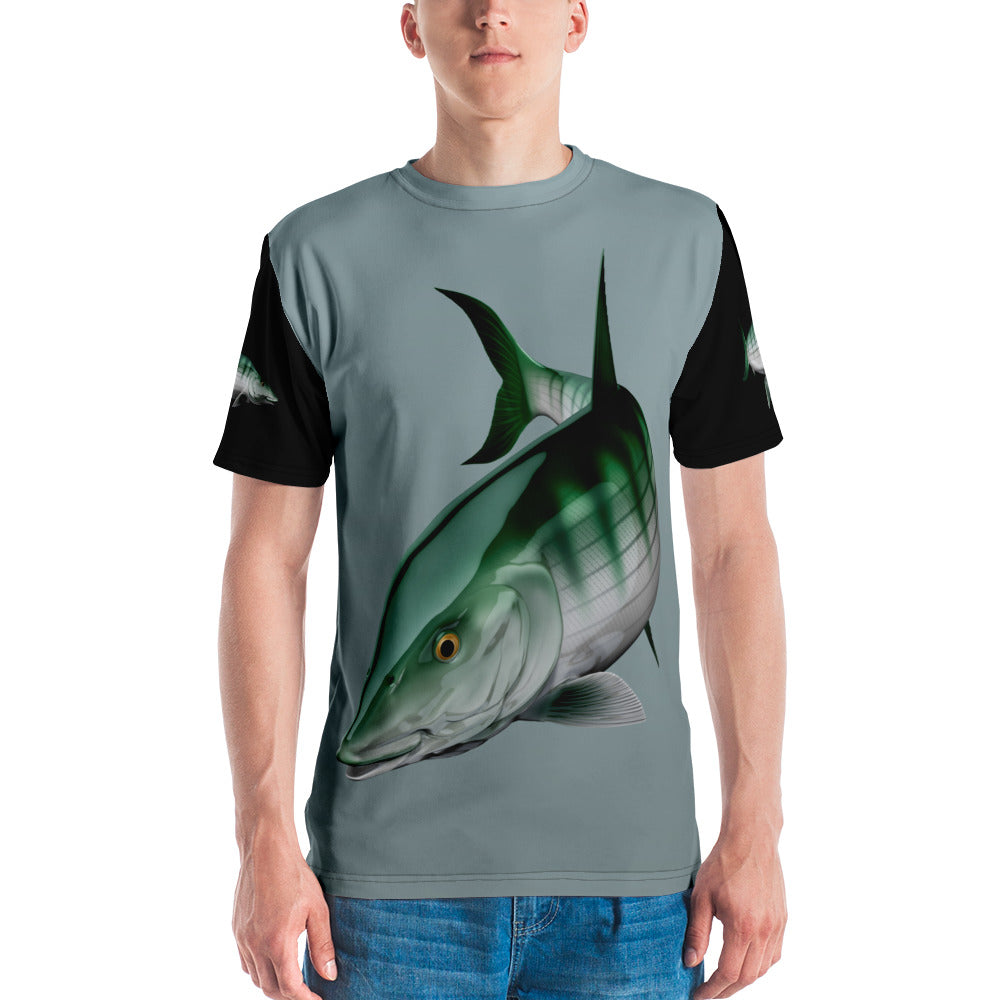 Knochenfisch 3D-Druckmenschen T-Shirt coole Sommermode Unisex Kurzarm T-Shirt Casual Tee Tops AA015