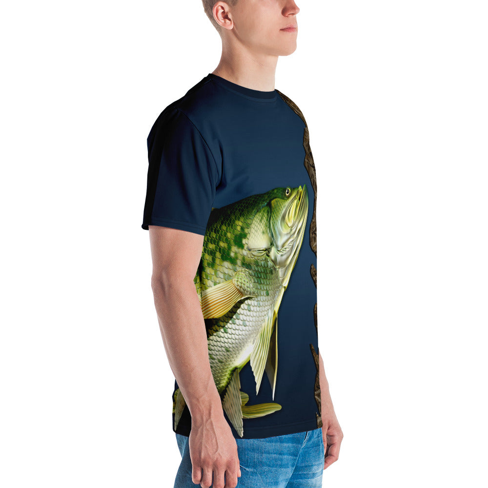 Crappie 3D-Druckmenschen T-Shirt coole Sommermode Unisex Kurzarm T-Shirt Casual Tee Tops