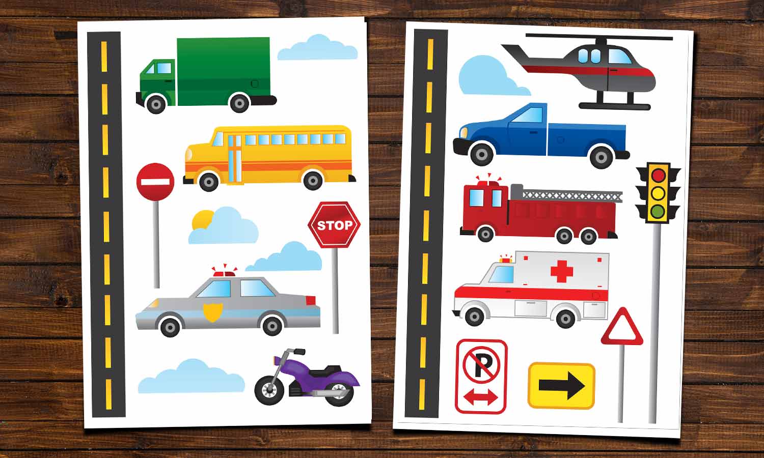 Wandaufkleber Autos - WS017 - life-decor.de