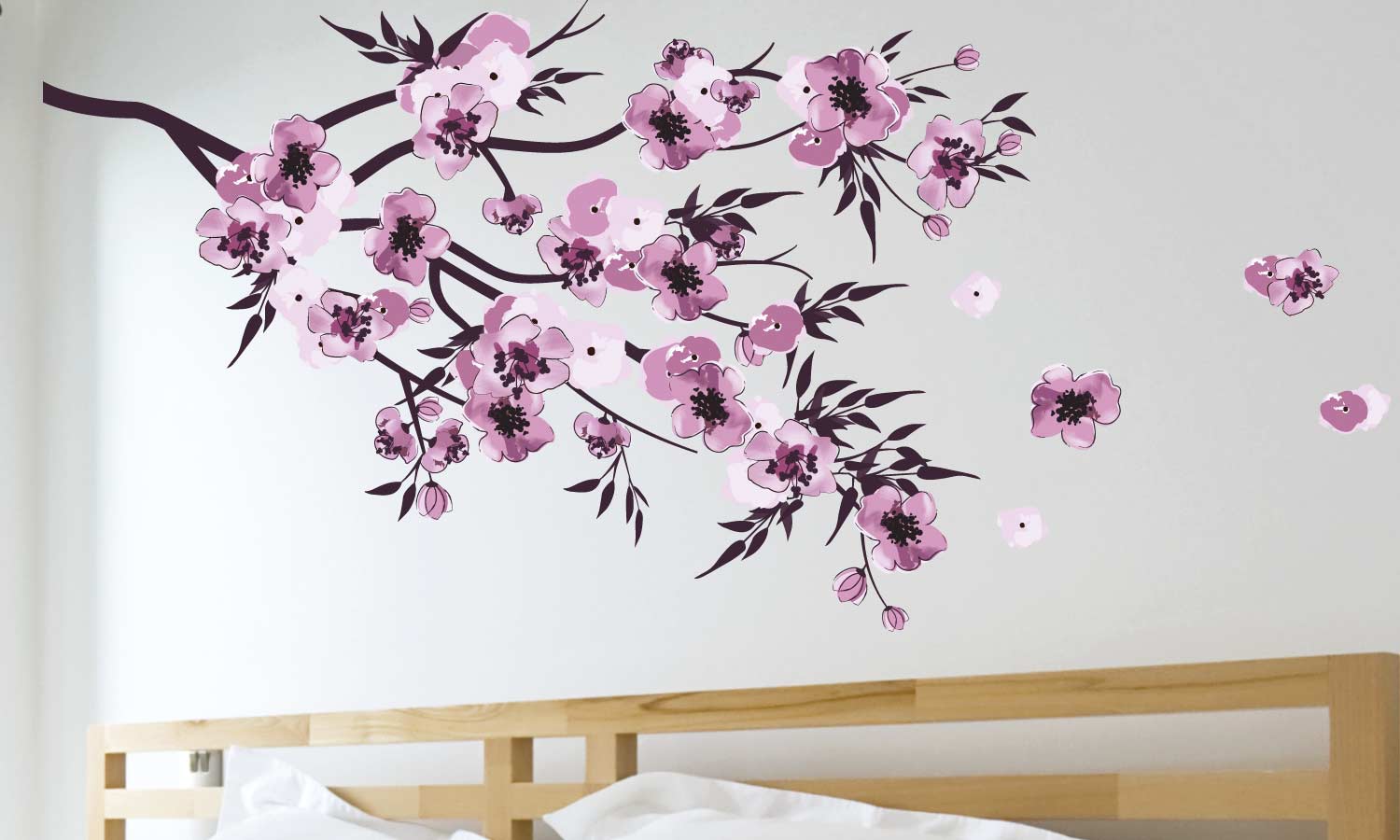 Wandaufkleber Fleurs - WS053 - life-decor.de