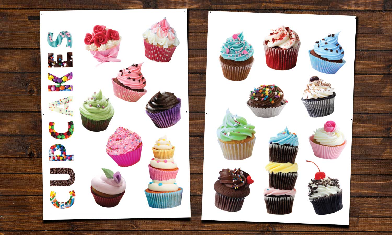 Wandaufkleber Cupcakes - WS057 - life-decor.de