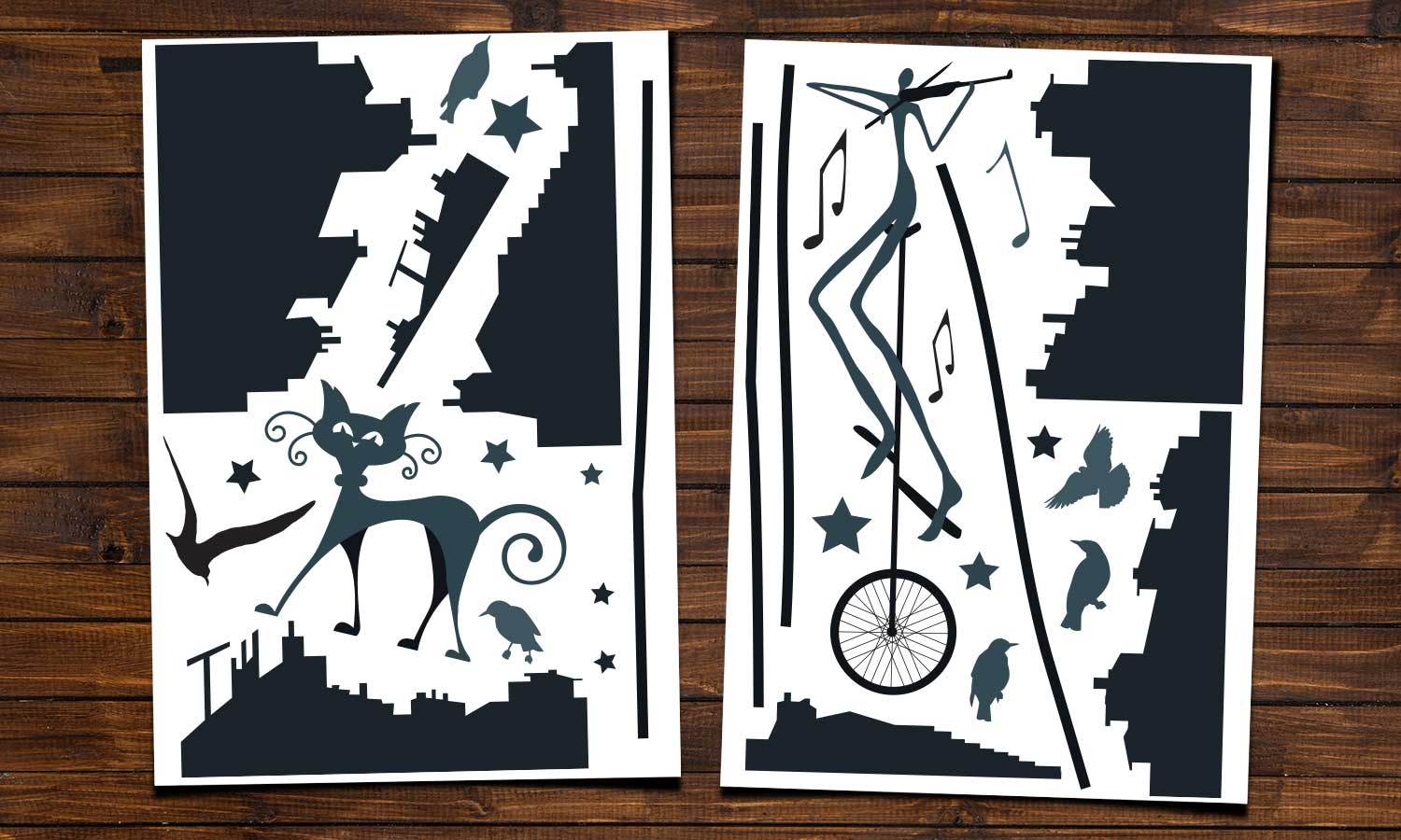 Wandaufkleber Lustige katze - WS054 - life-decor.de