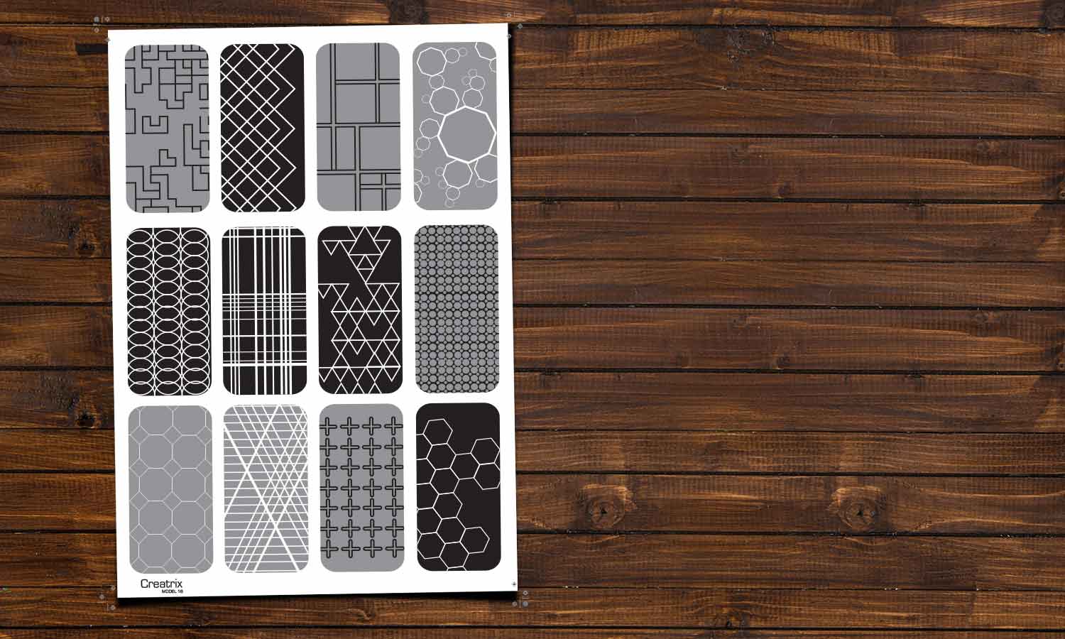 Wandaufkleber Geometri - M16 - life-decor.de